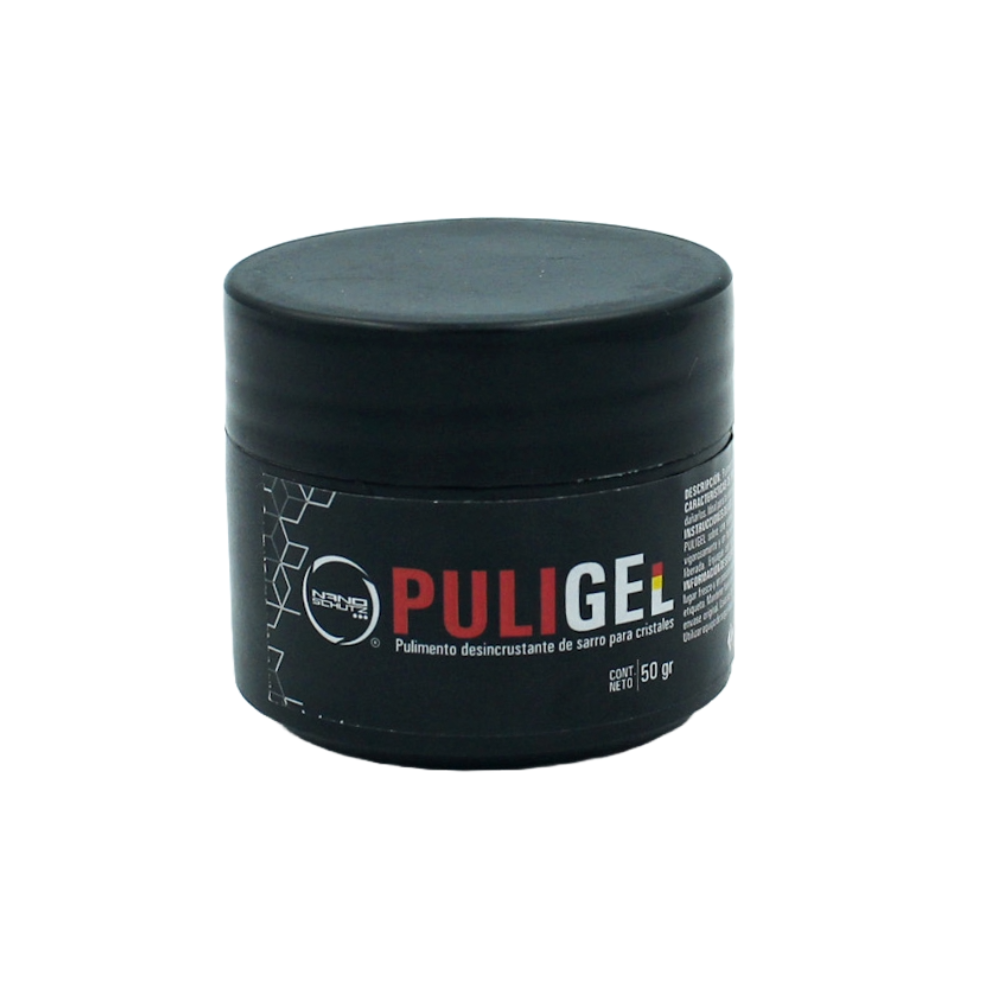 Puligel 50gr - Pulimento desincrustante de sarro y lluvia ácida para cristales