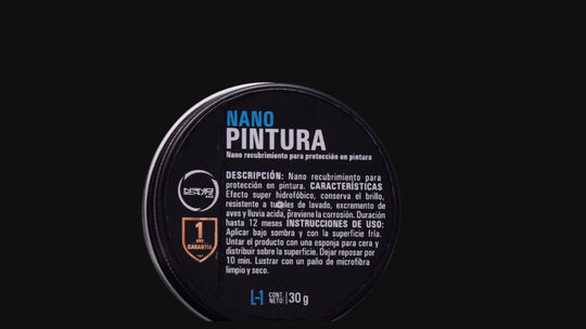 Nano Pintura- Nanorecubrimiento para pintura automotriz con 1 año de protección